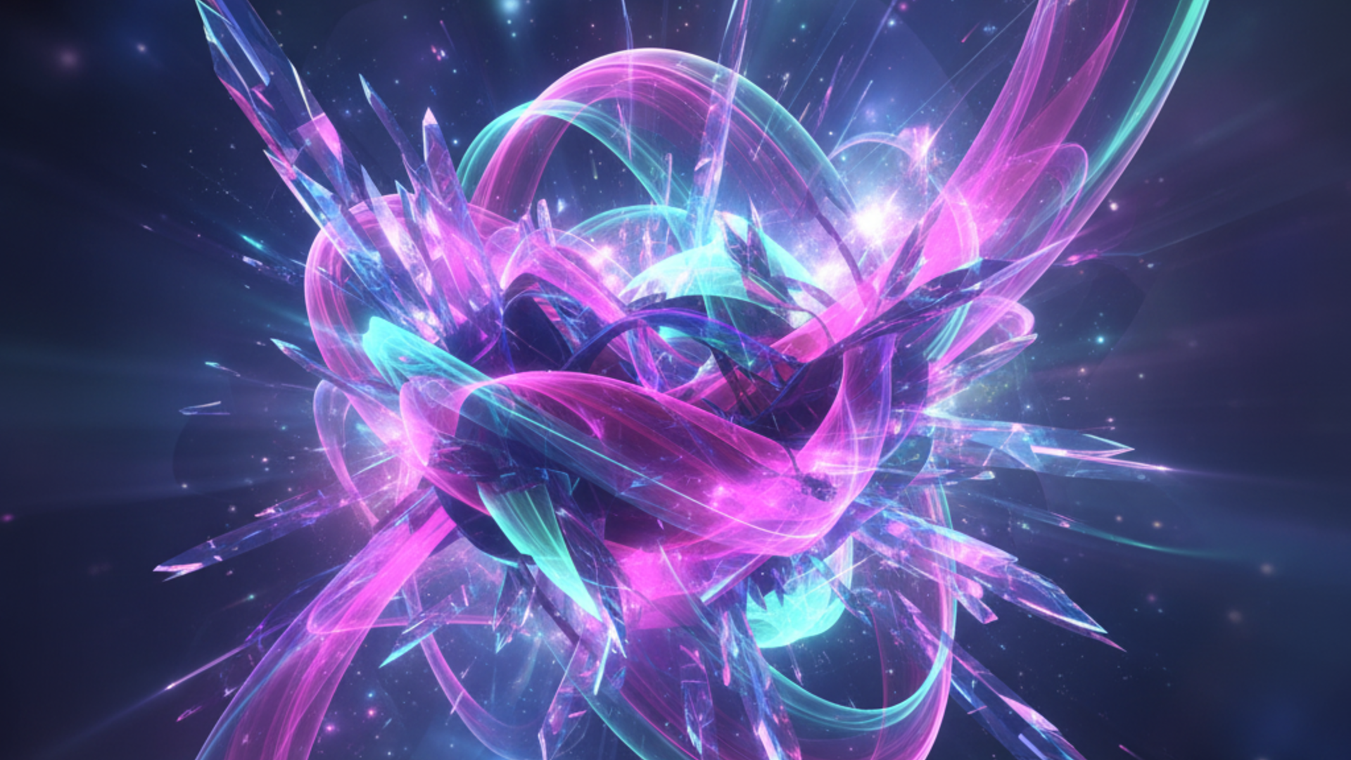 AI-generated painting on abstract theme