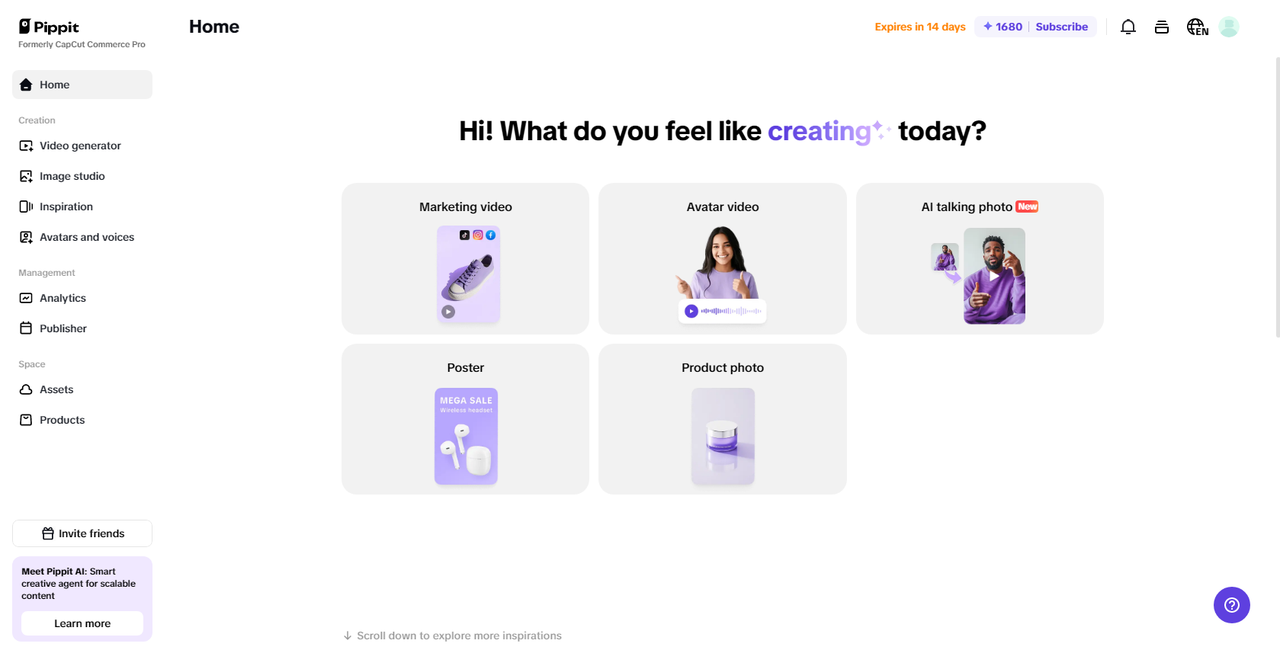 Pippit's homepage