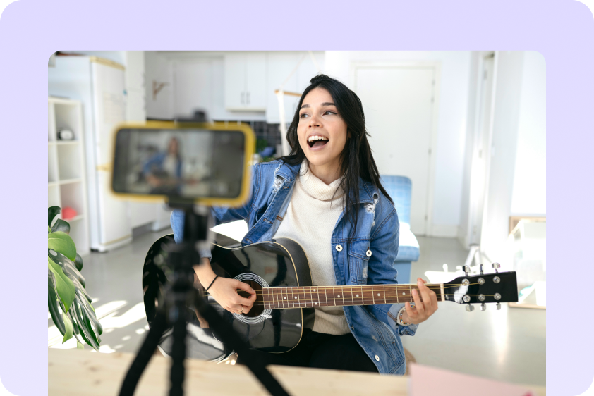 CapCut AI music video maker syncing visuals with audio for lyric videos and dance edits