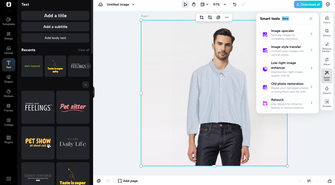 Tailored visuals to reflect your brand's unique identity