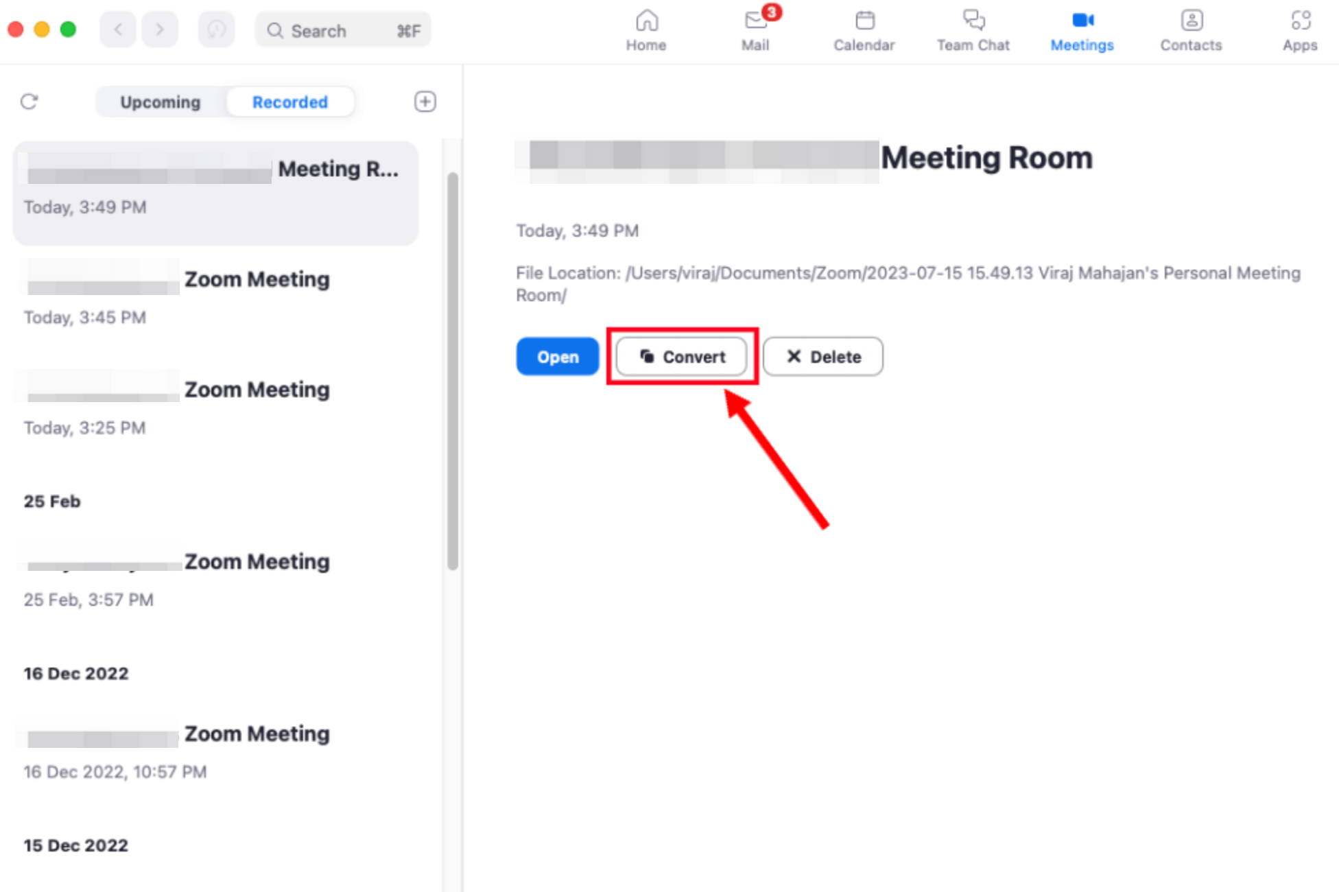 Isang mabilis at madaling paraan para i-convert ang Zoom sa MP4 sa Mac