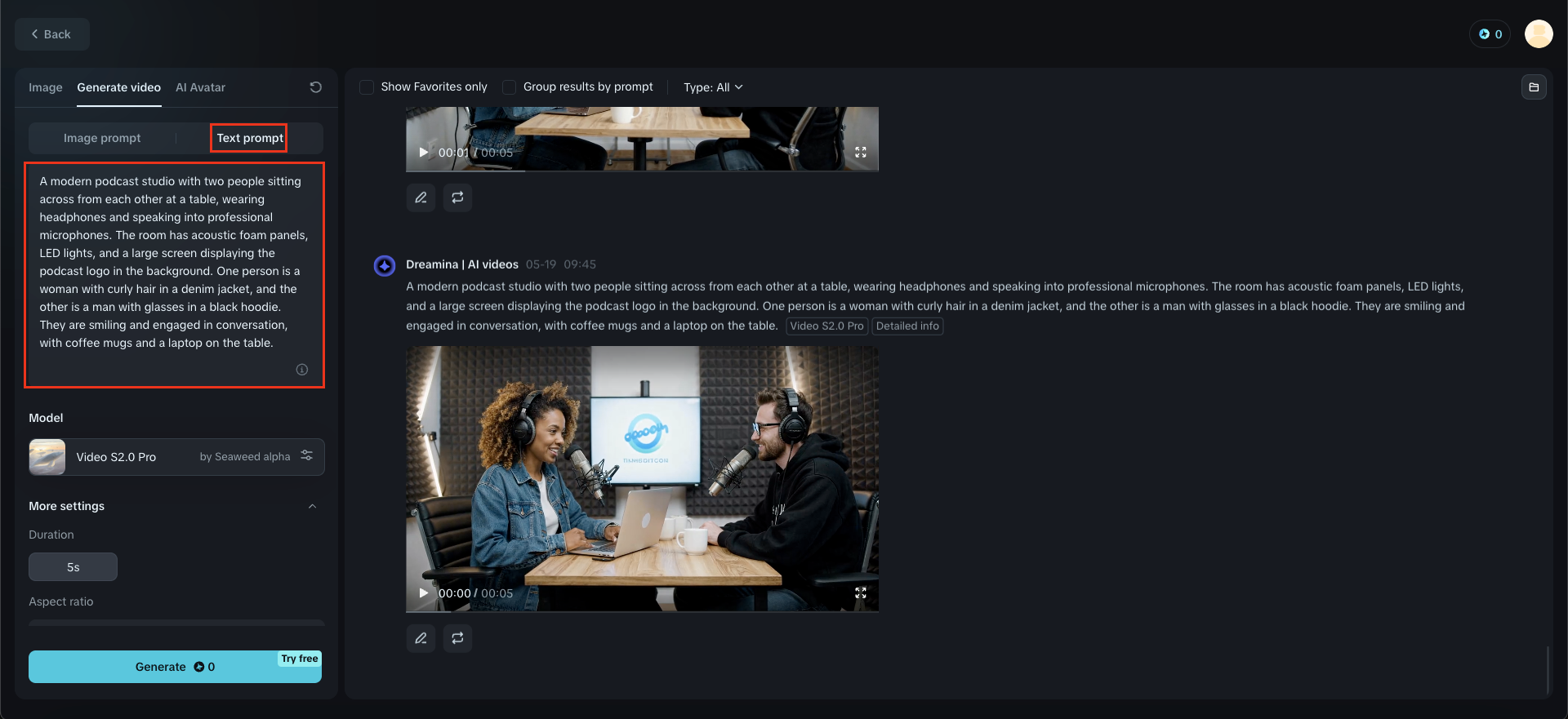 ai podcast clip generator free