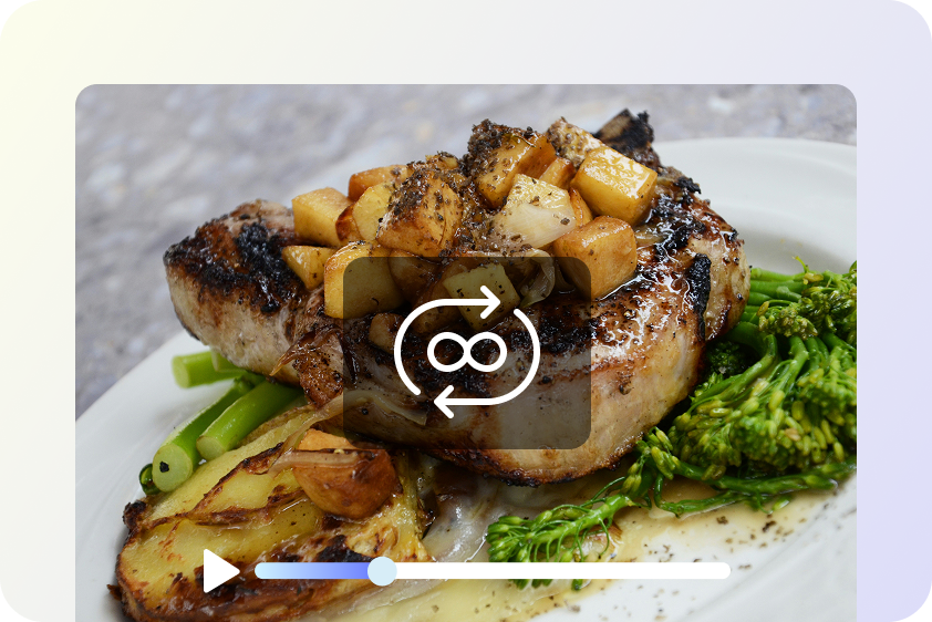 Social media clips repeat to catch attention and boost views.