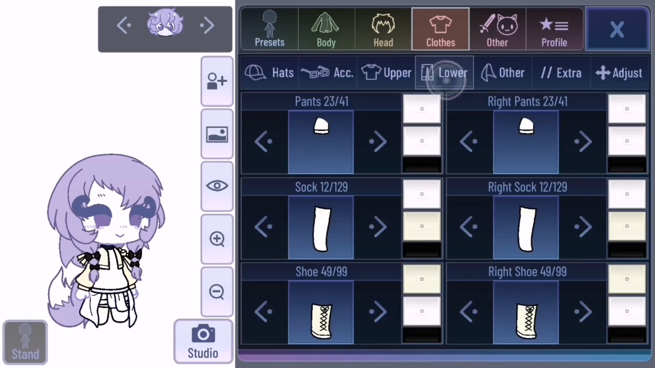Gacha Clubin käyttöliittymä - helppo tapa tehdä oma chibi-hahmo