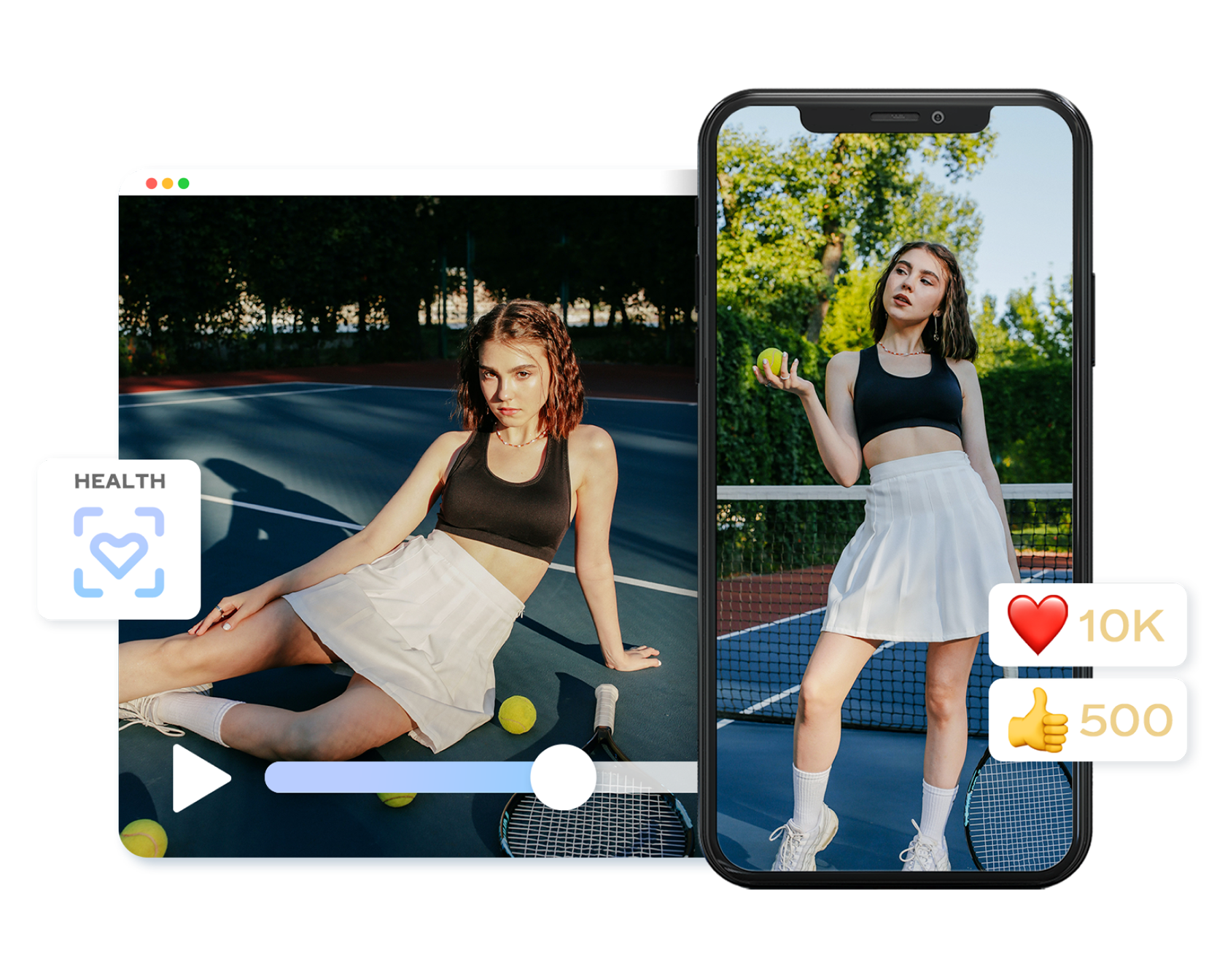 Creador de videos de salud