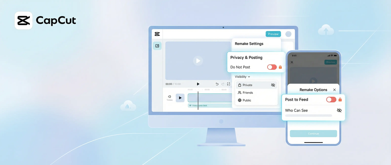 privacy setting on CapCut