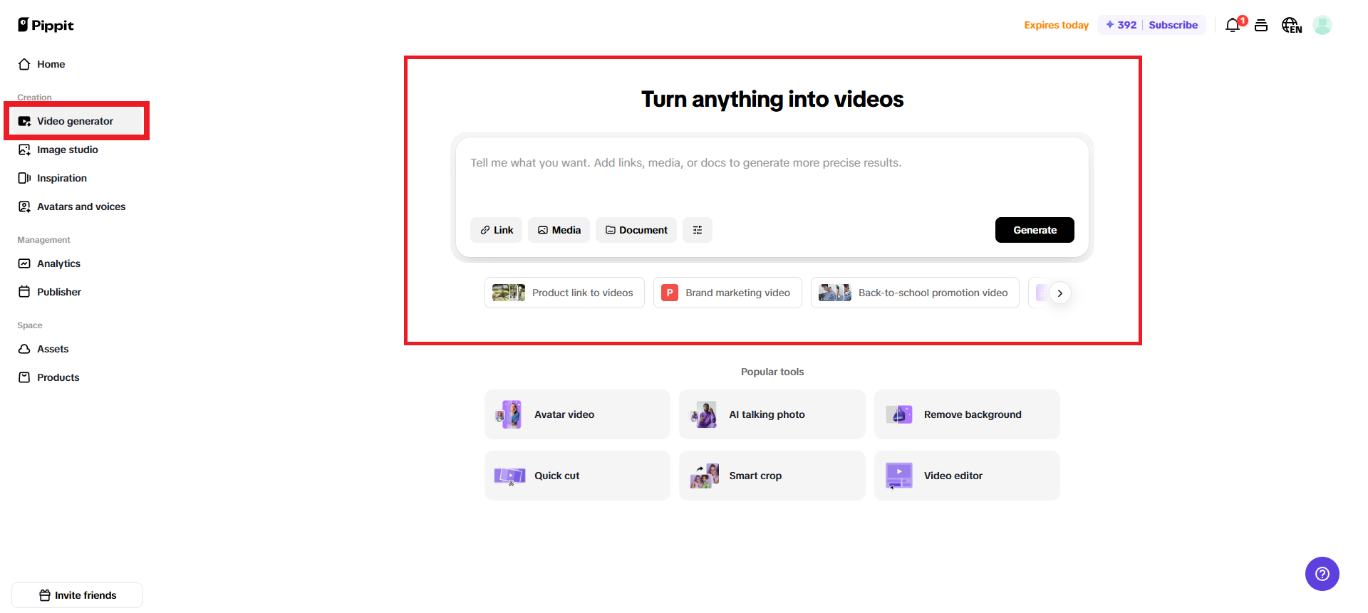Introduce tu sugerencia para la creación de Historias de Instagram