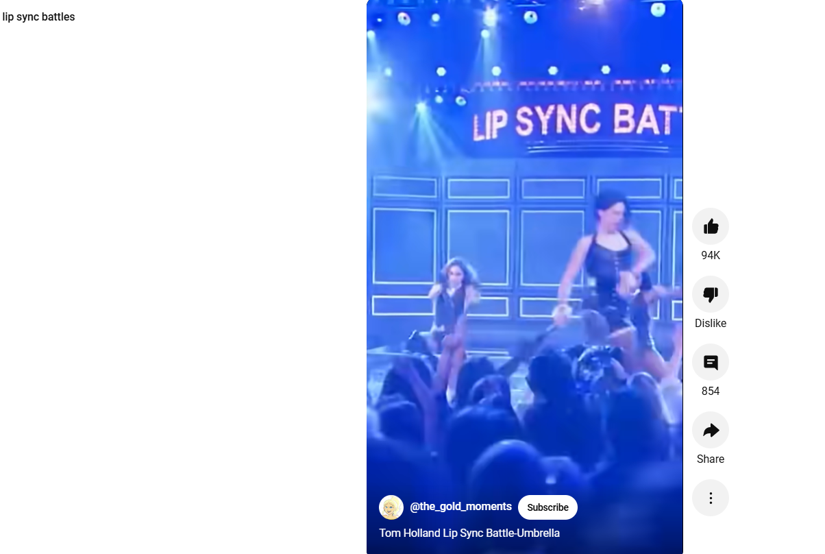Short YouTube amusant pour les batailles de synchronisation labiale