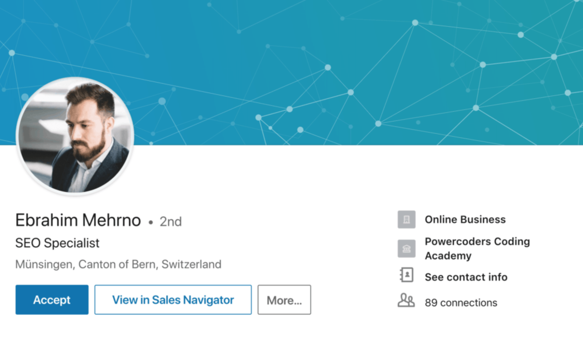 Dimensionamento de imagem para contas pessoais do LinkedIn