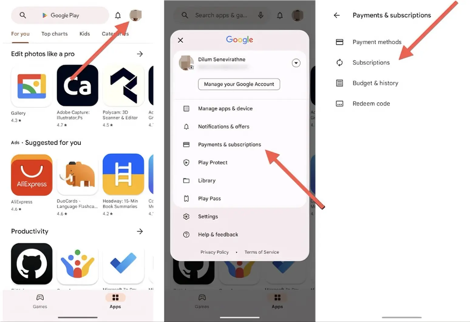 Get CapCut refund on Android