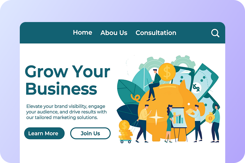 Web and app illustrations