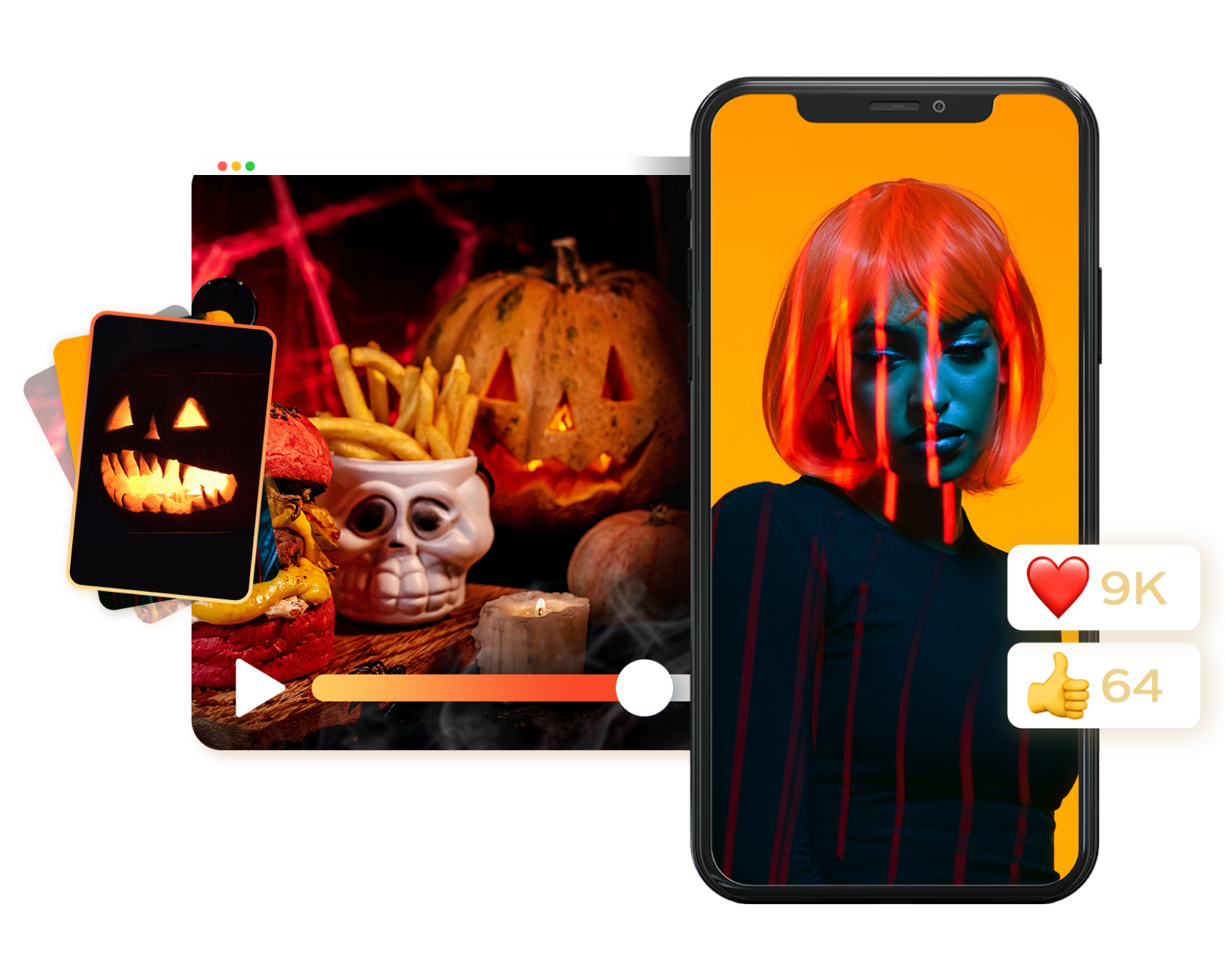 vidéo halloween CapCut