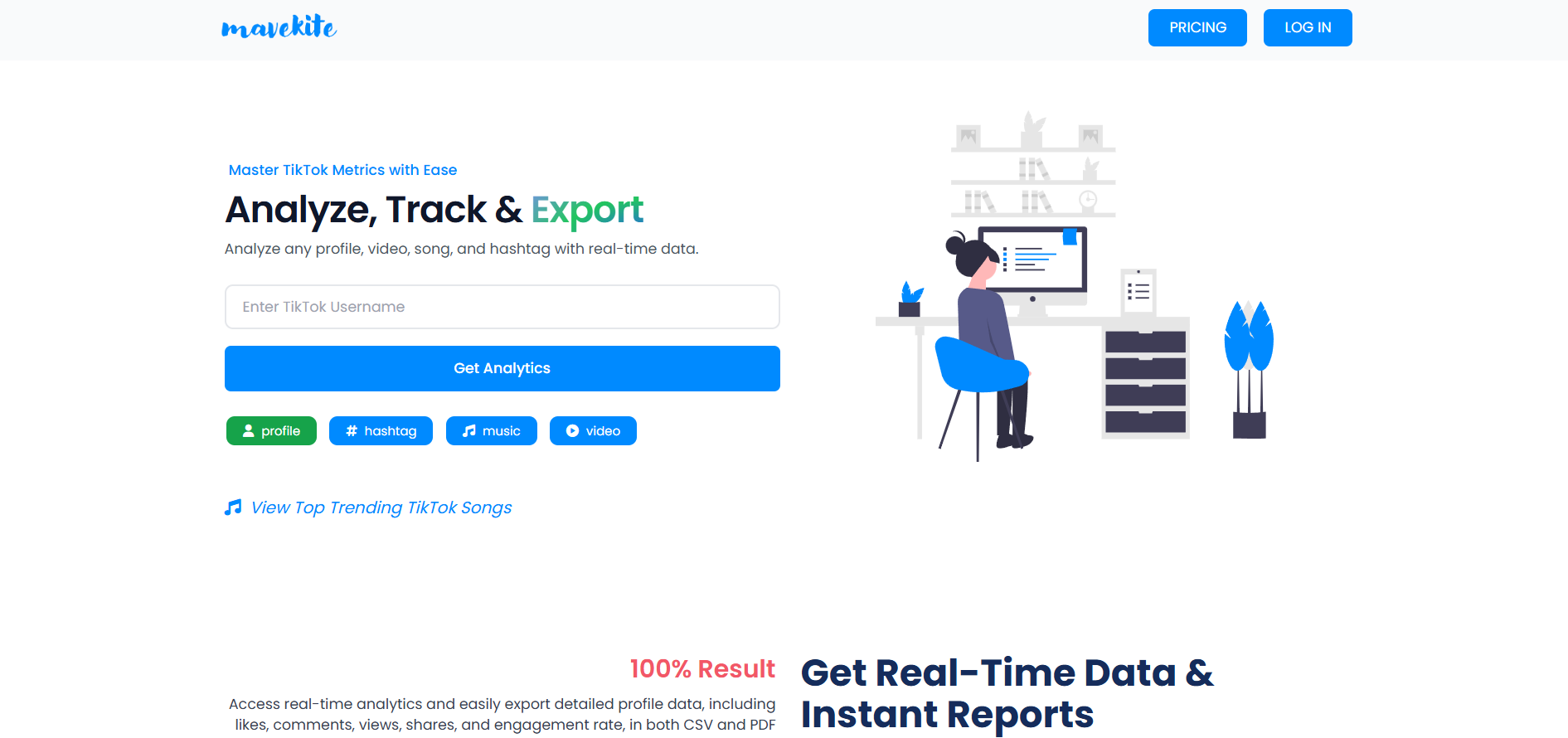 MaveKite homepage
