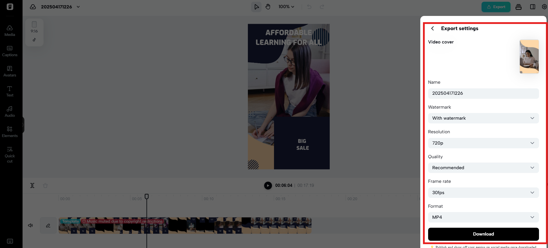 Download or publish