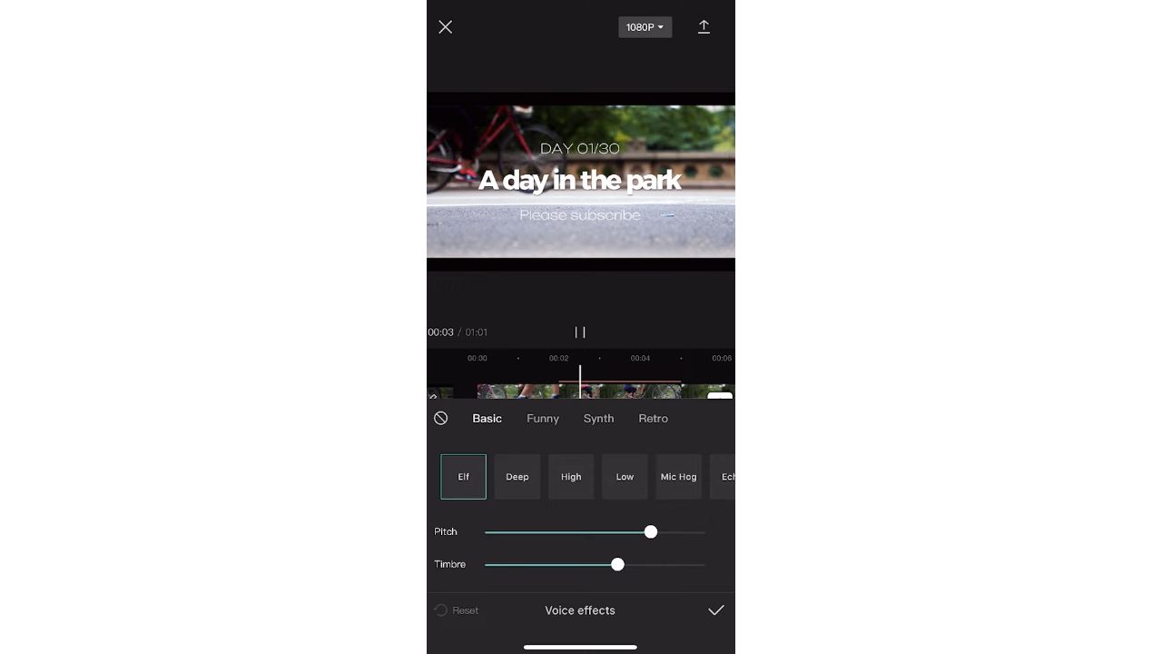CapCut App's interface