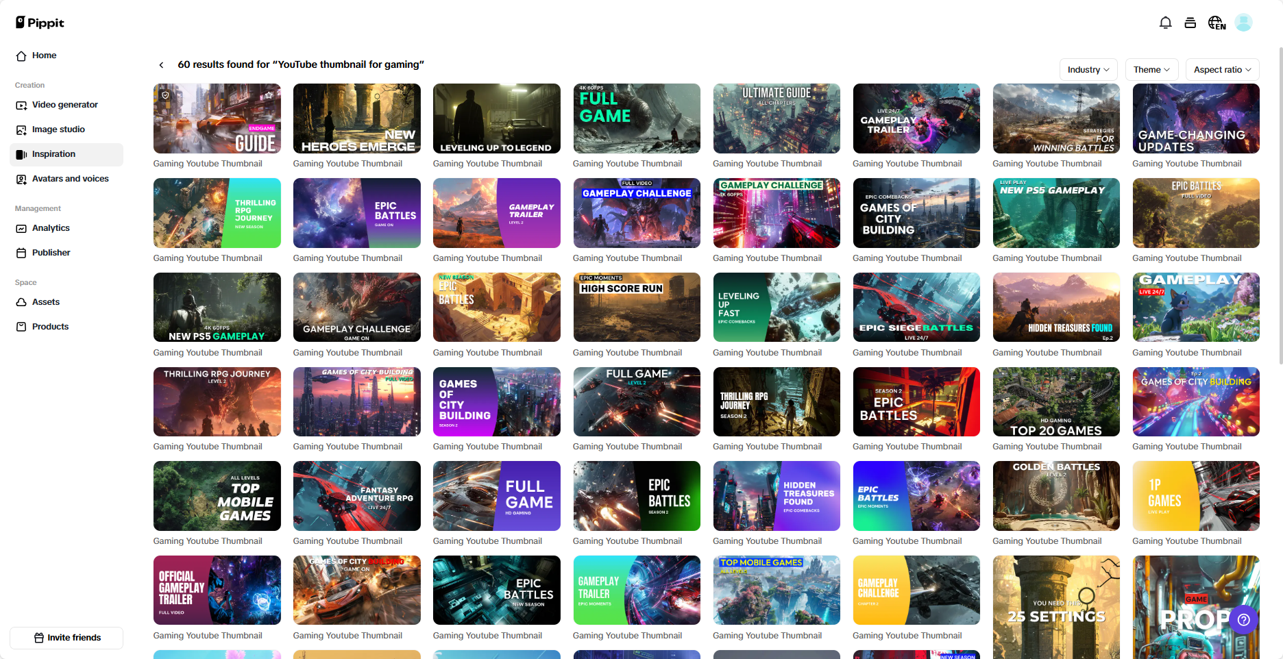 Built-in thumbnail maker
