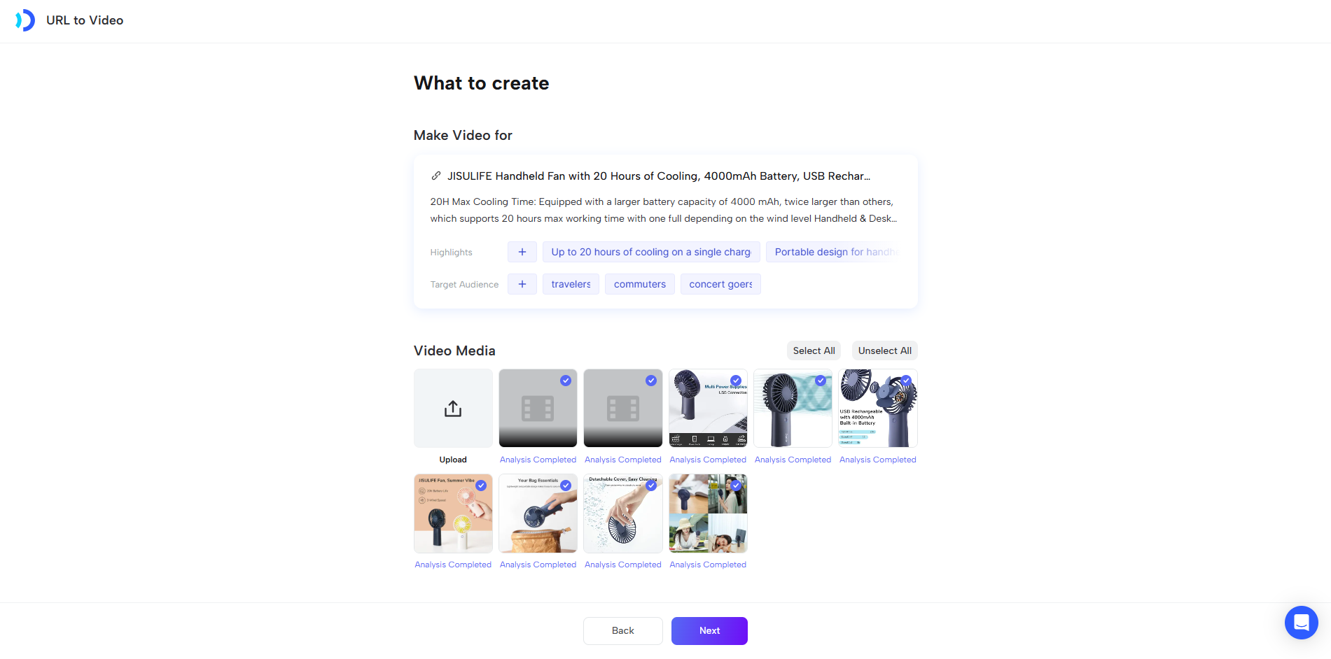 Interface of JoggAI - a fast and reliable link to video generator