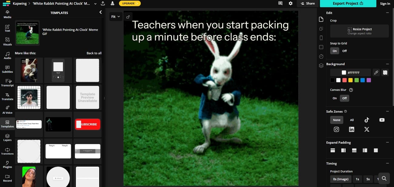 ai video oluşturucu düzenleyici Kapwing