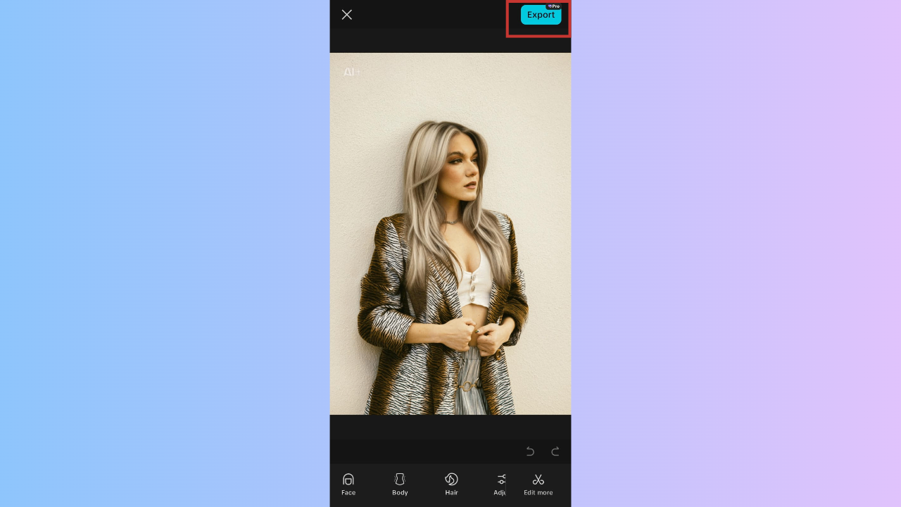 Export and share