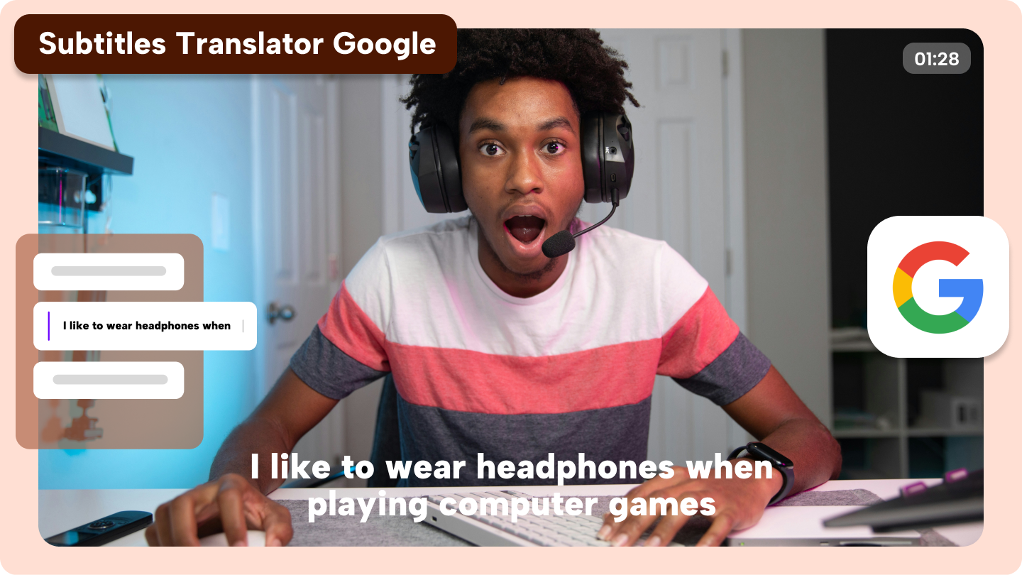 traductor de subtítulos Google