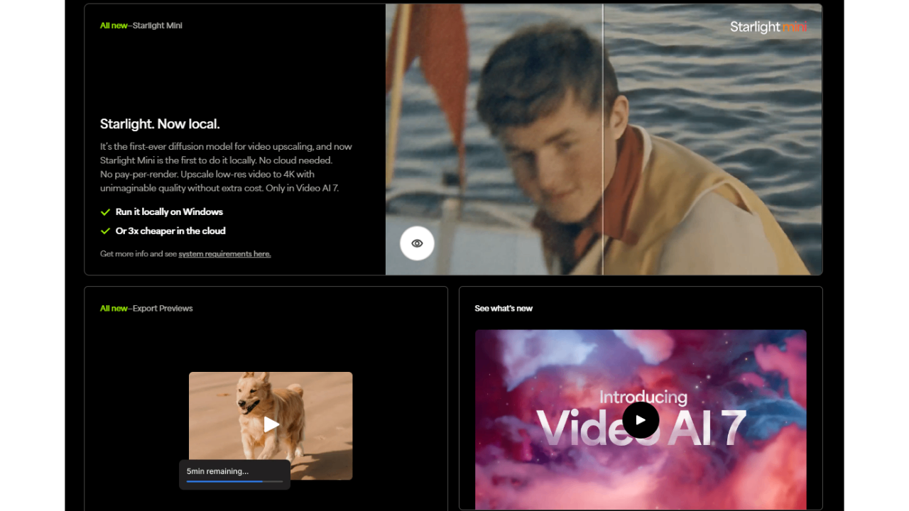 Topaz Labs AI alat video