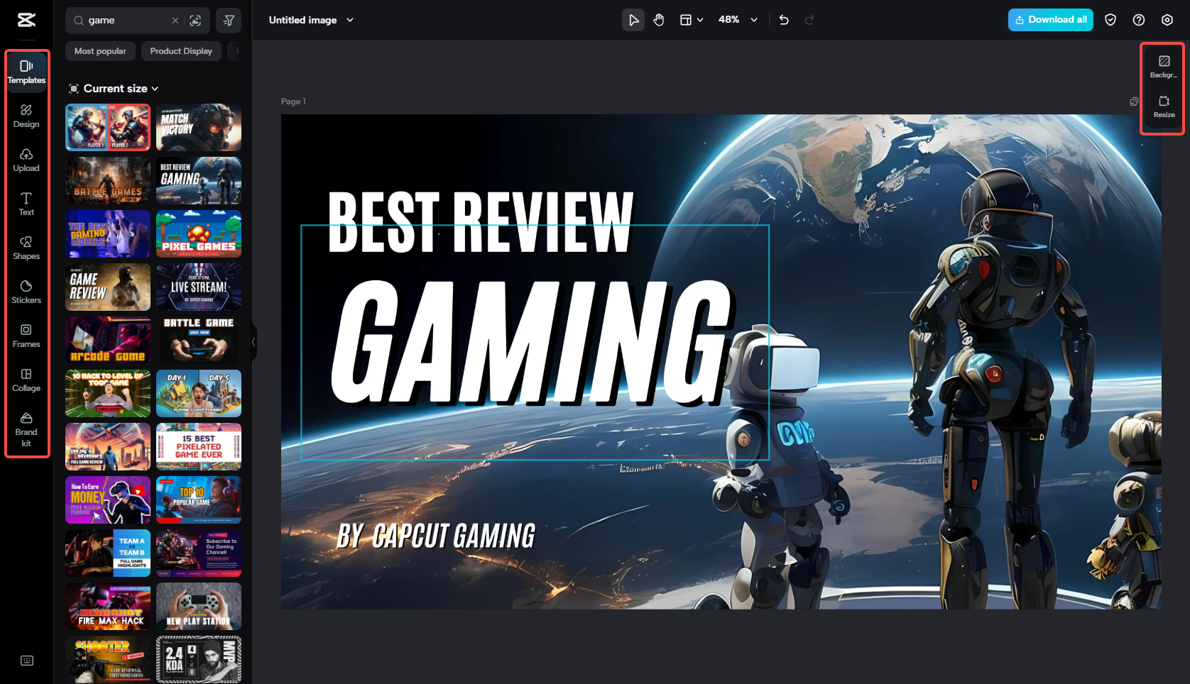 Customize the YouTube gaming banner for your channel