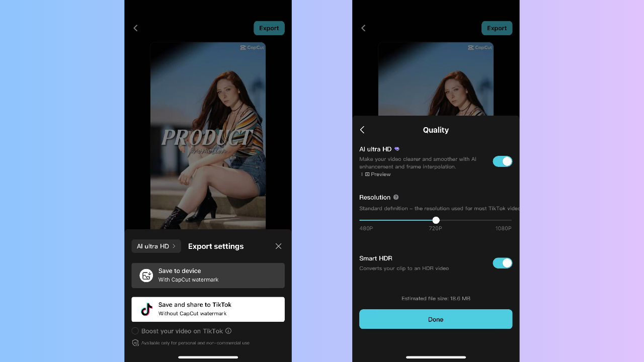 Generate and export your final video