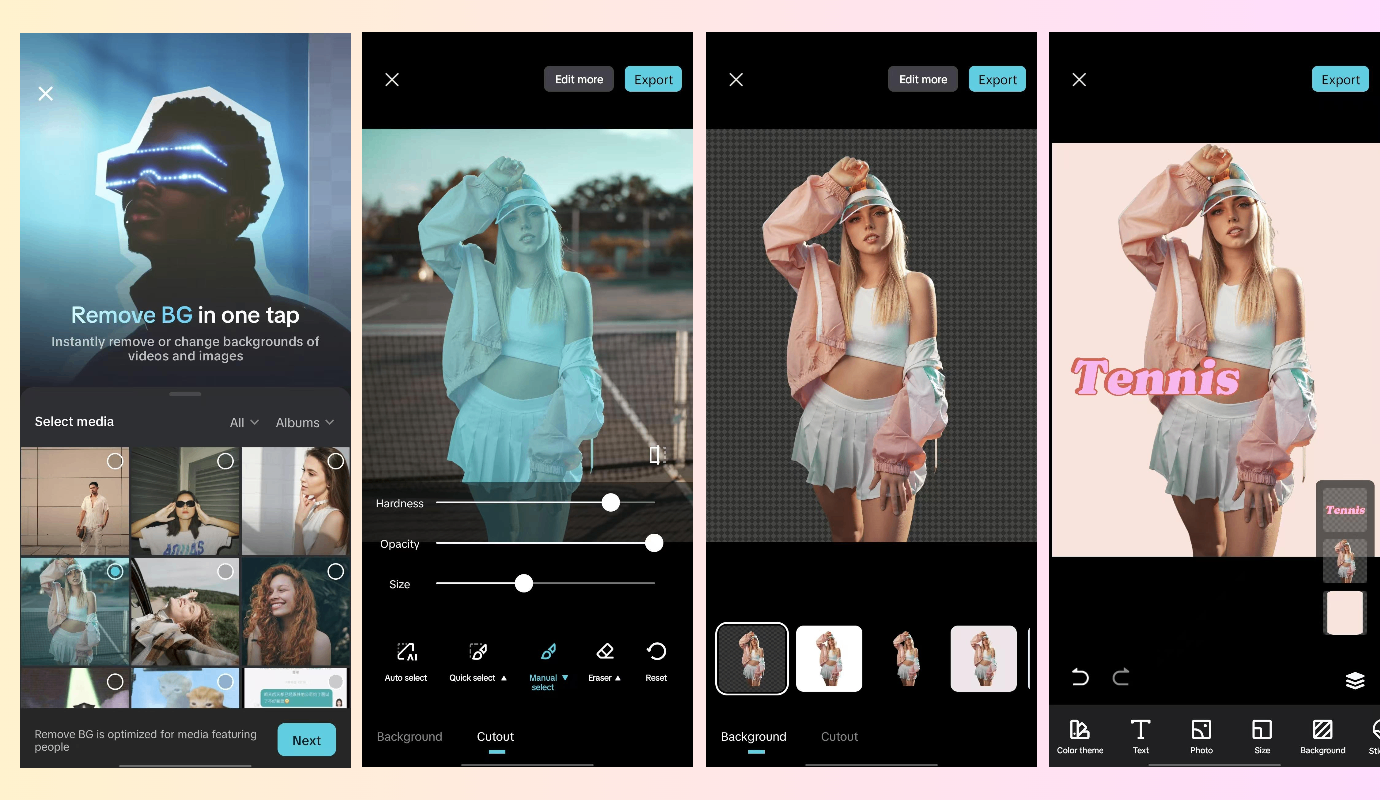 App CapCut: O melhor para edições criativas de fundo