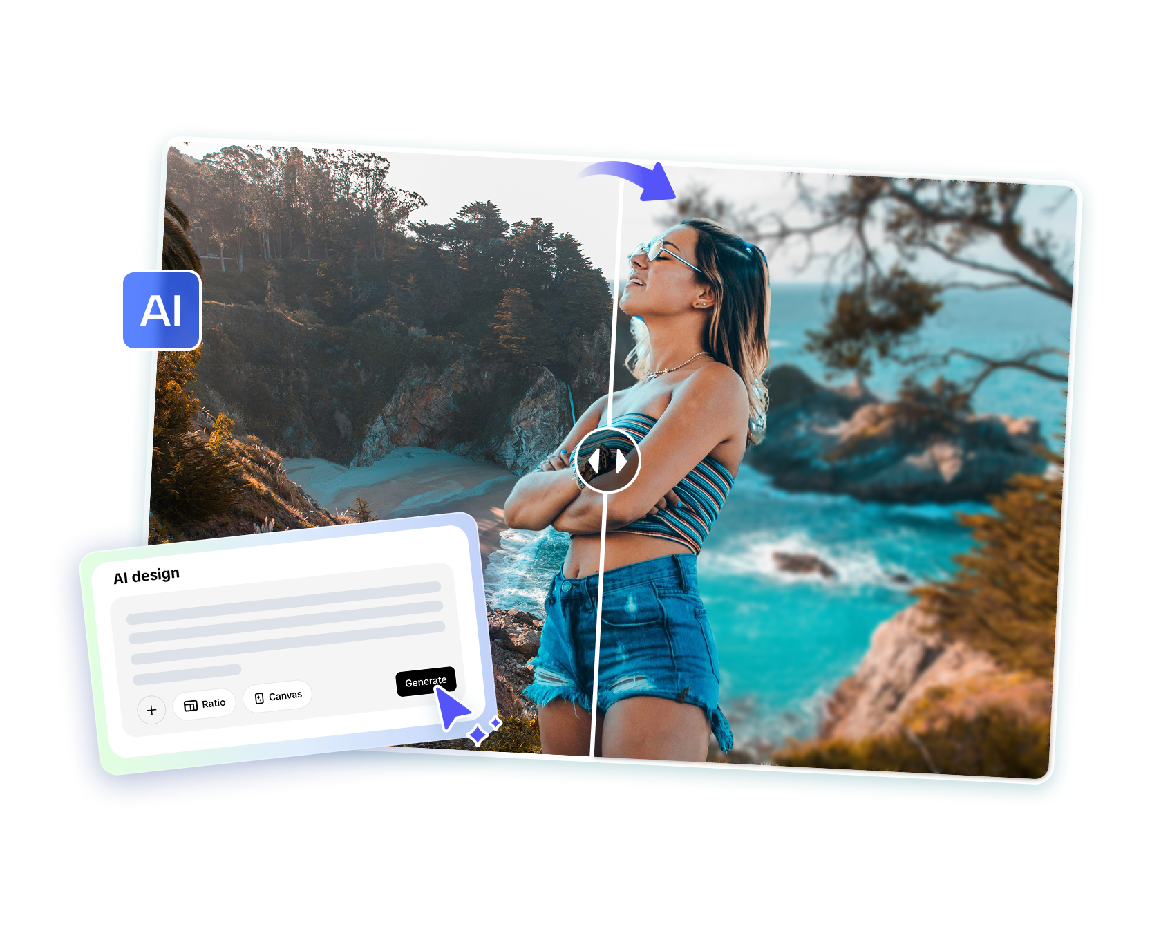 Rozmazání pozadí fotografií online