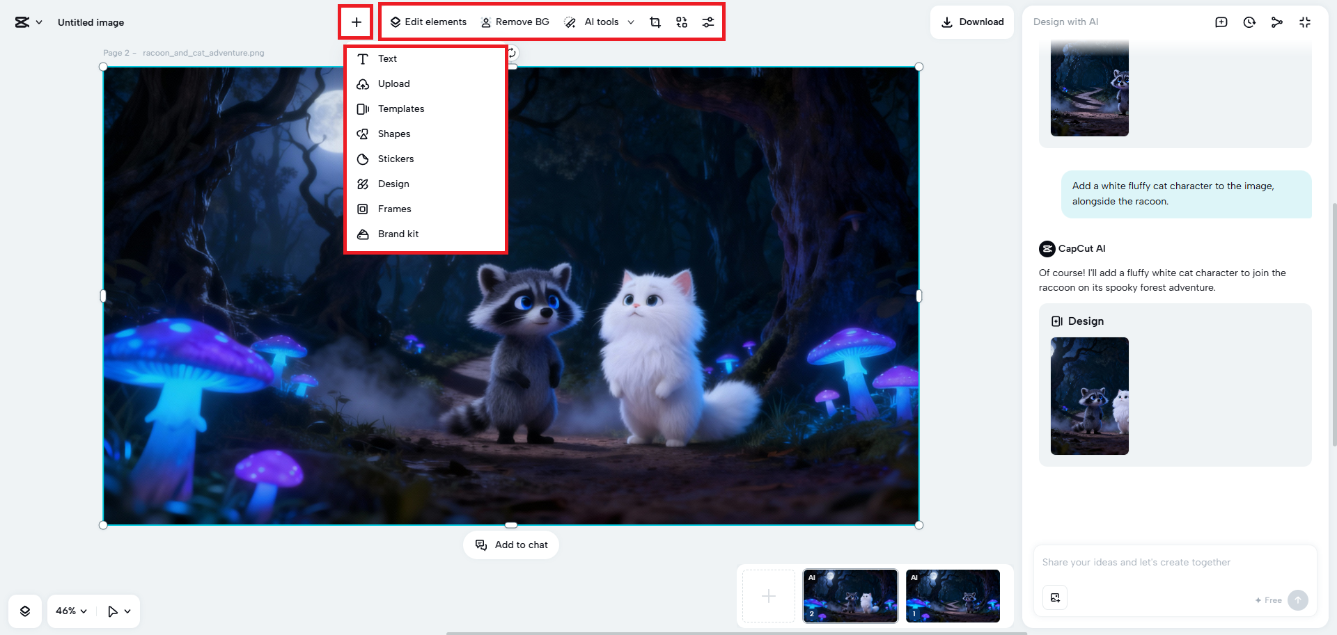 Edit your image manually