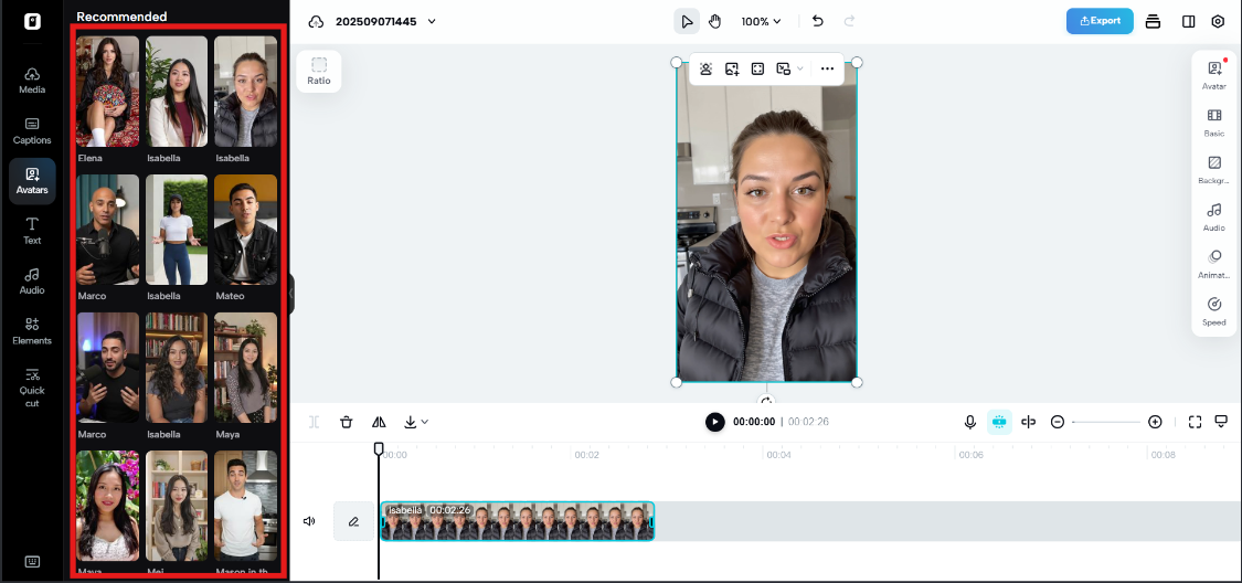 High-quality export options