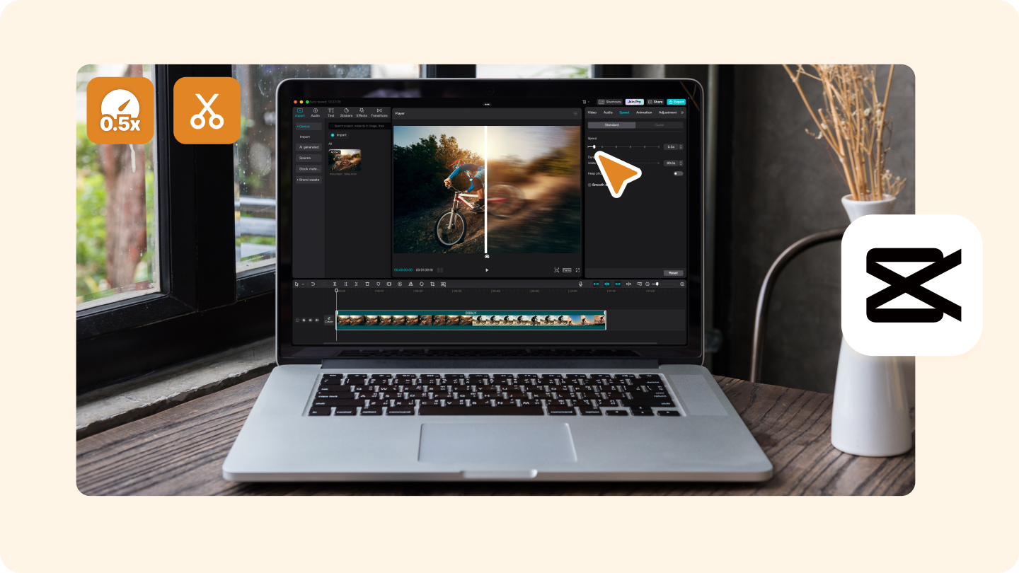 how to do slow mo on CapCut