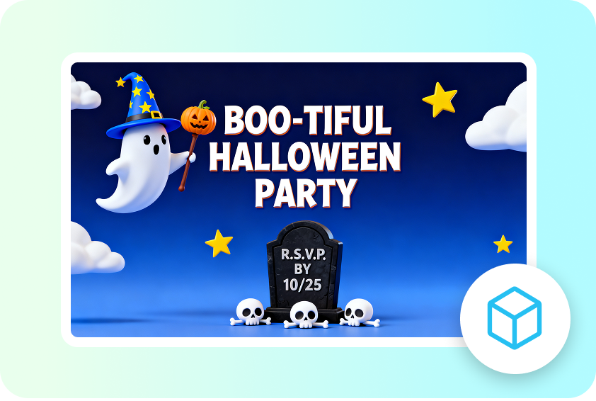 Realistic layered Halloween poster designs.