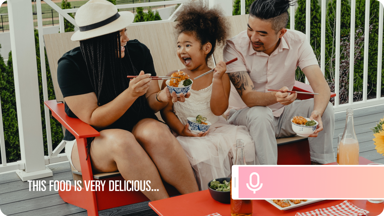Auto-caption & voiceover recorder