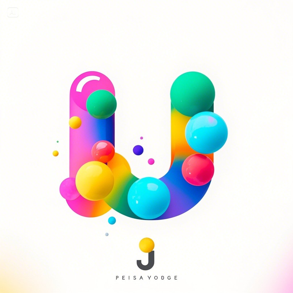 IJ monogram logo tasarımı