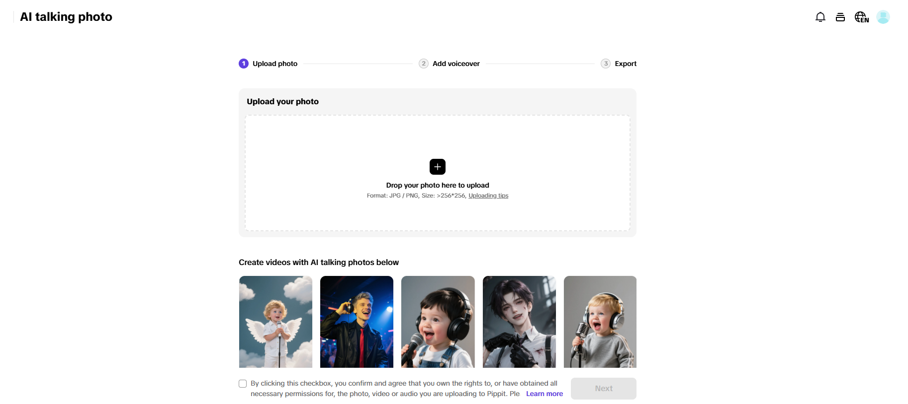 Turn photos into talking avatars