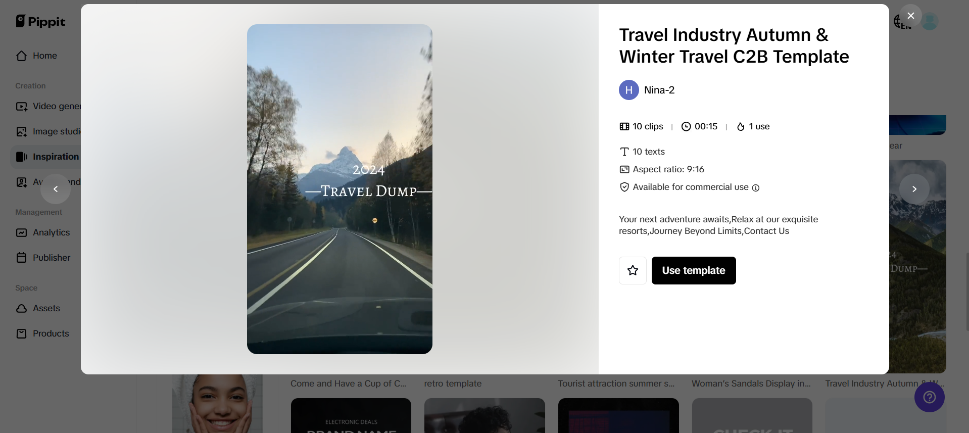 Explore video templates