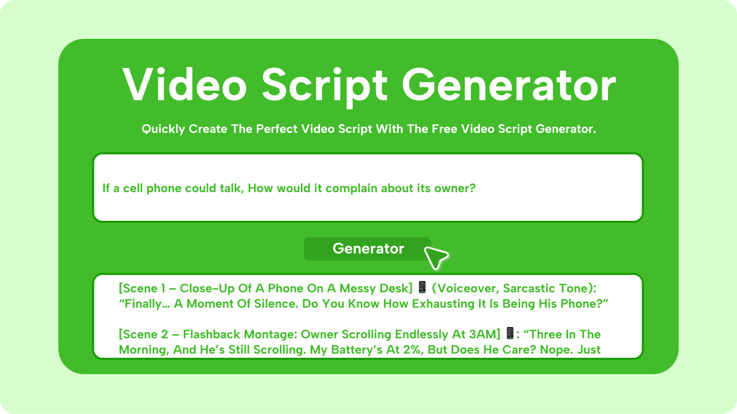 video script generator