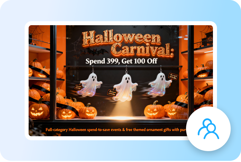 Grab Halloween shoppers early with eye-catching ads