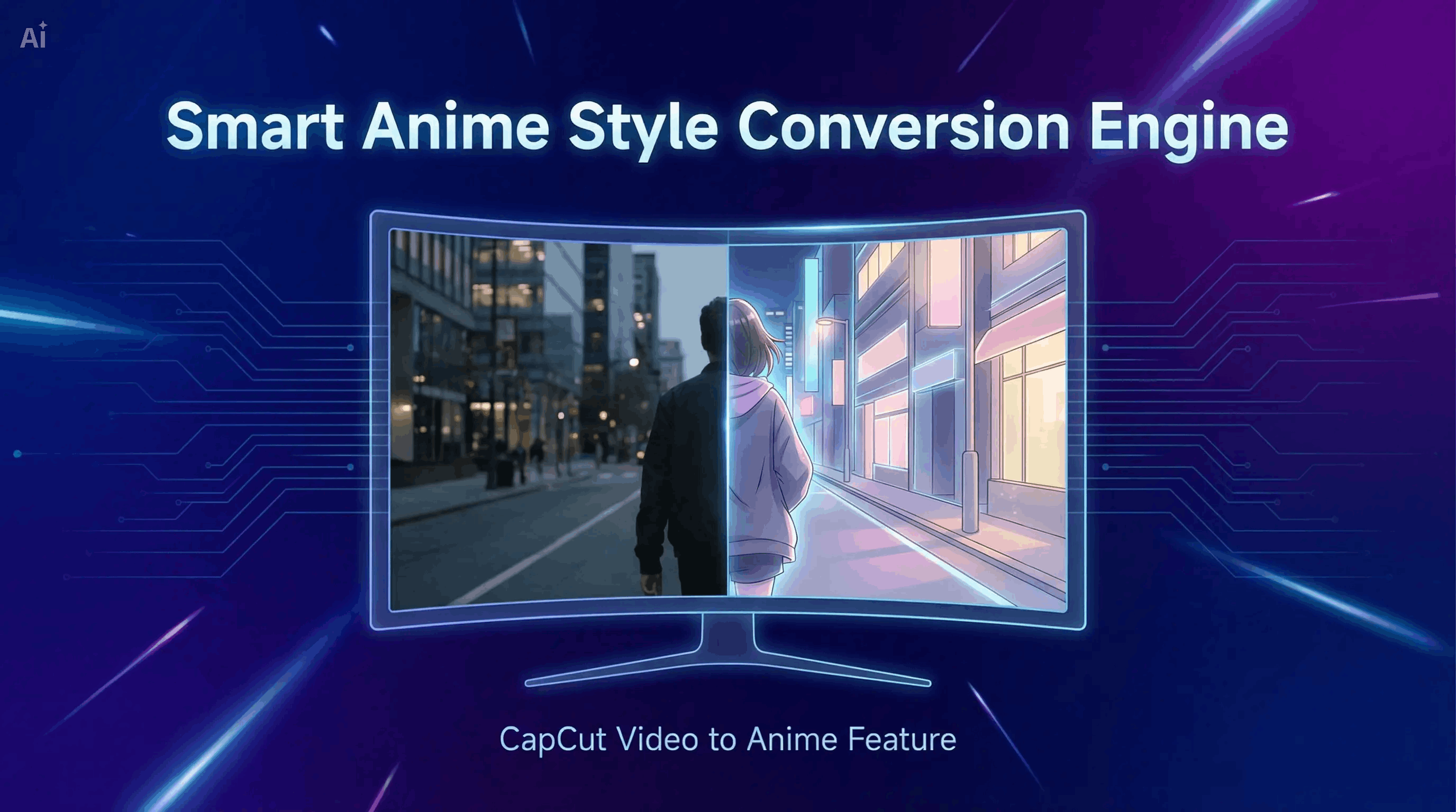 Inteligentní Anime styl konverze Engine