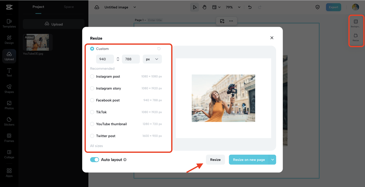 ai image resizer