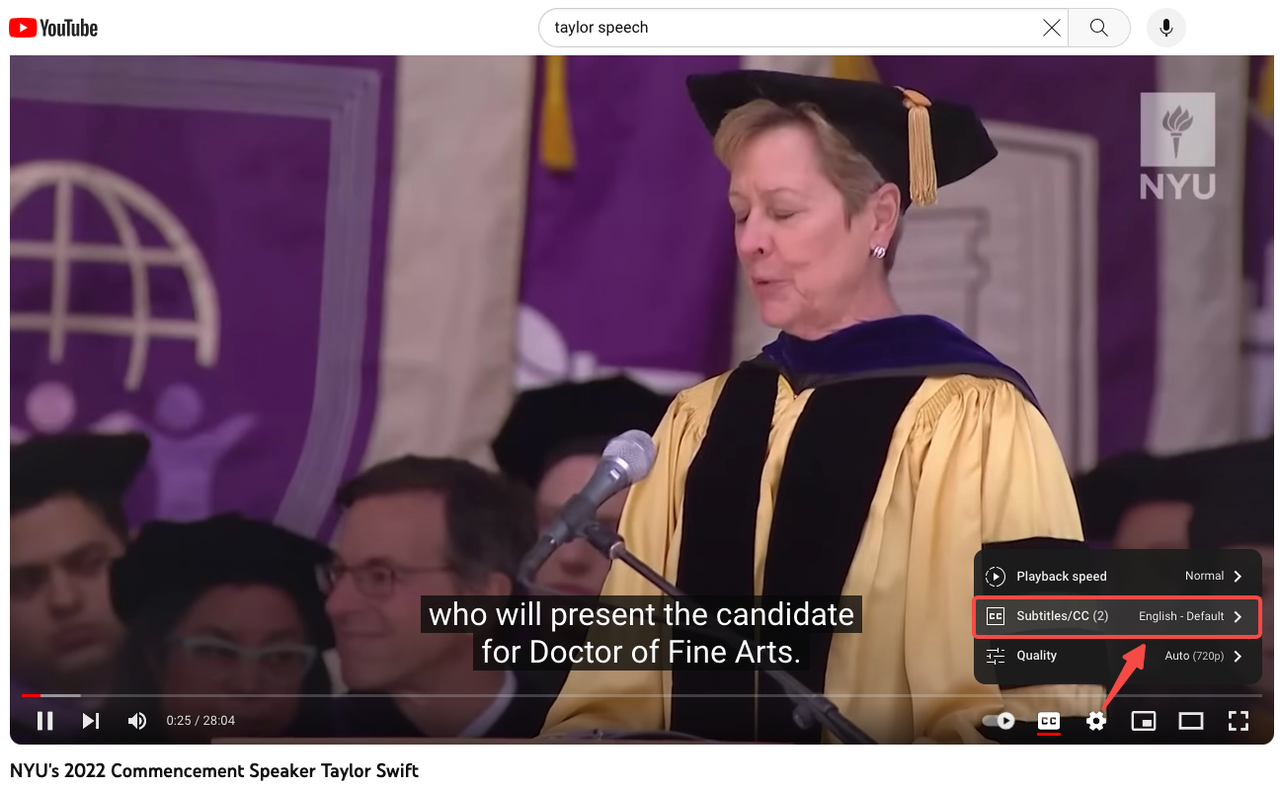 Auto-translate YouTube videos