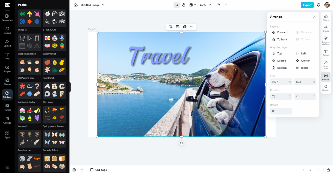 resize PNG images online