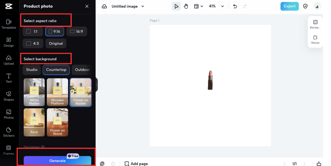 Product Photo tool