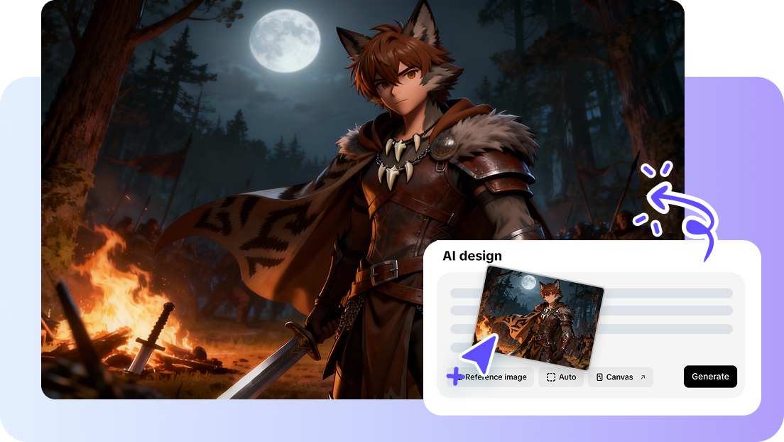 AI design tool for converting 2D to 3D