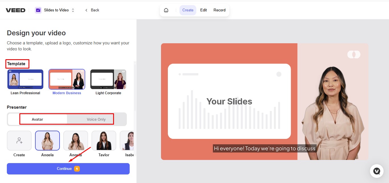 Export your video from VEED
