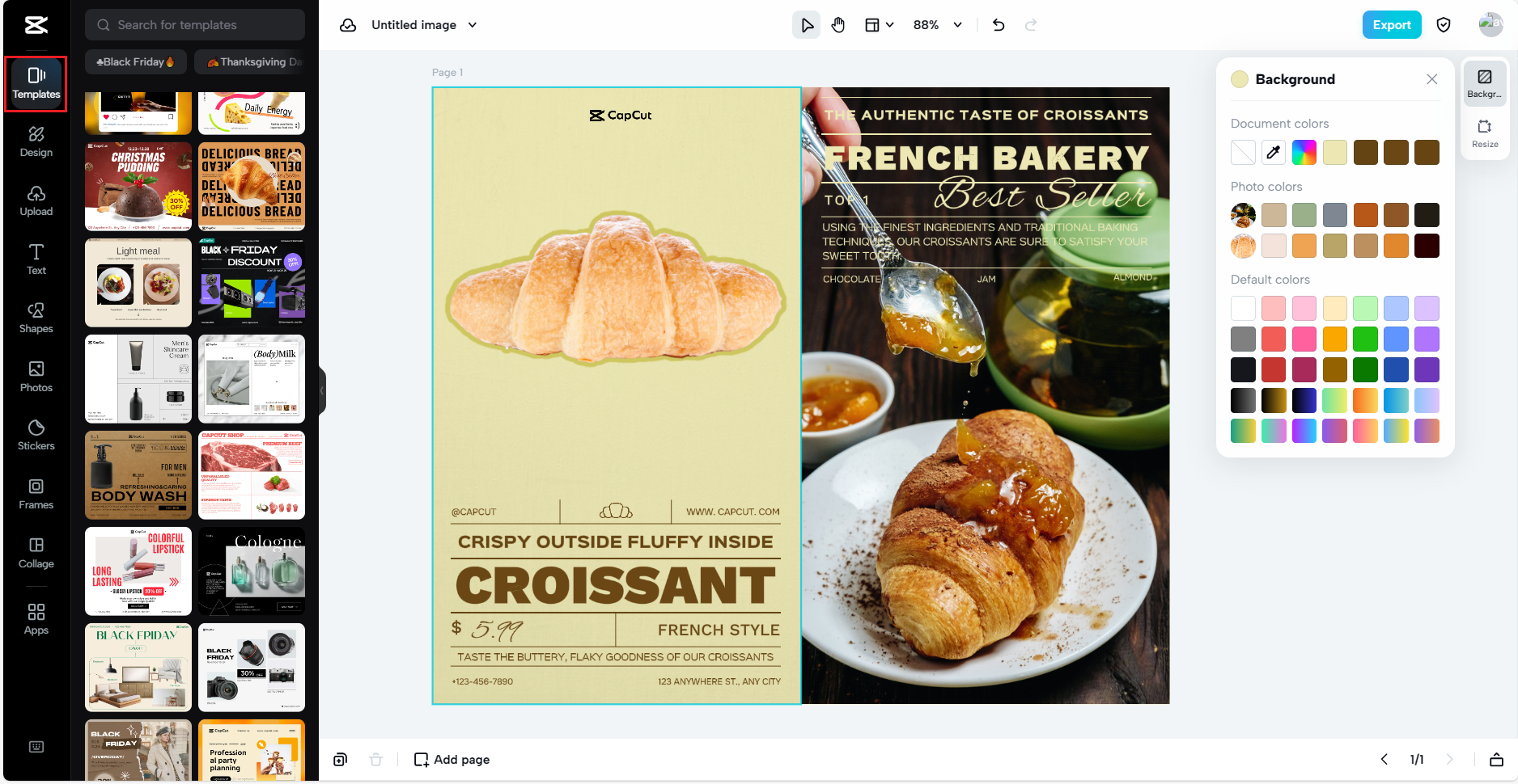 Multiple free templates