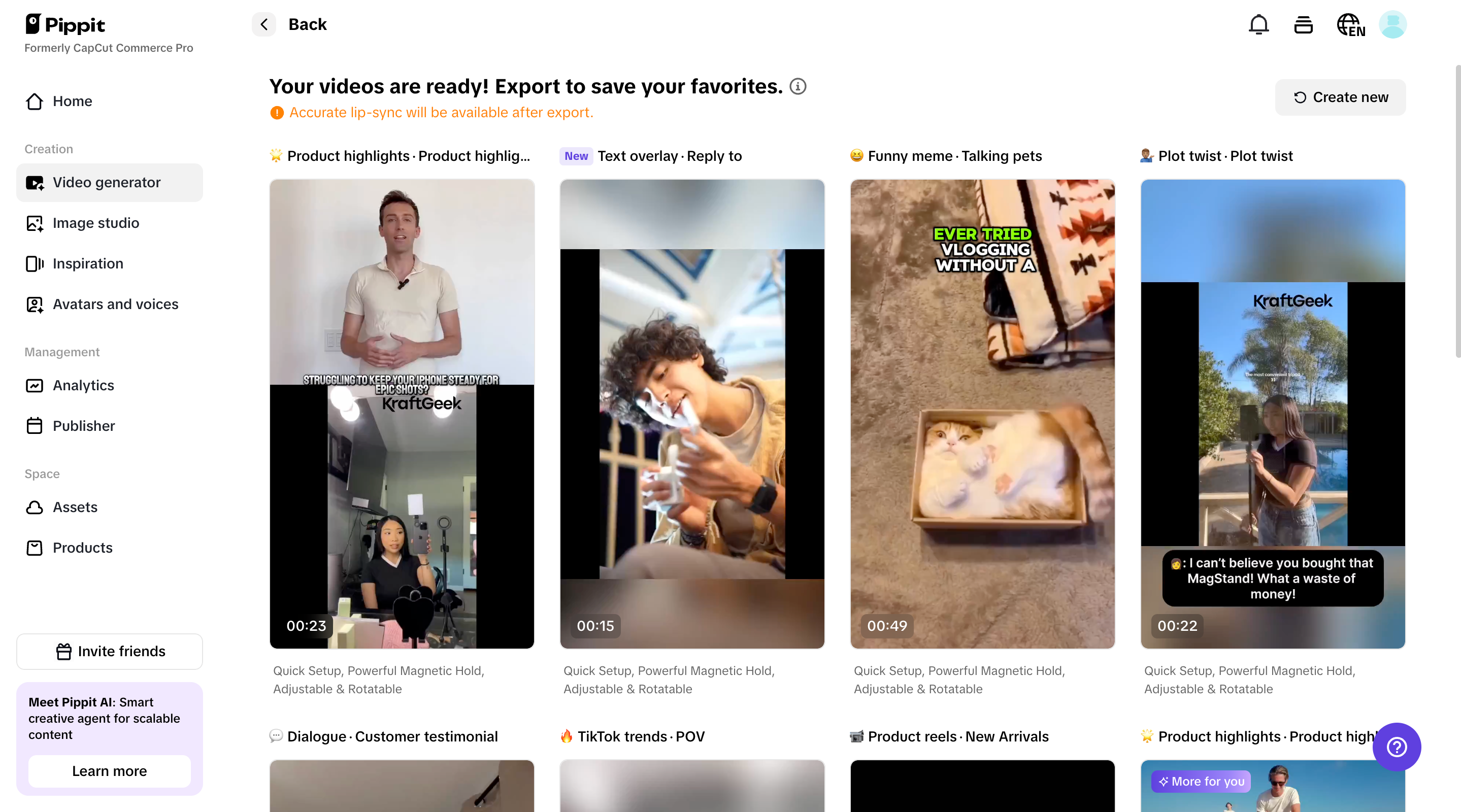 Integração de tendências orientada por IA