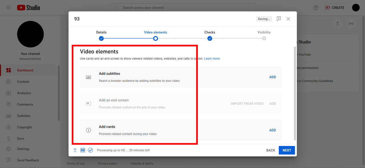Add subtitles, tags, and information about a paid promotion