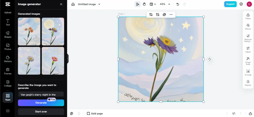 AI image generator